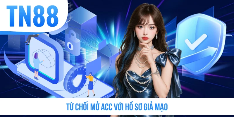 Từ chối mở acc với hồ sơ giả mạo